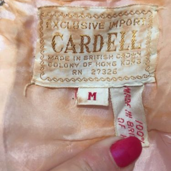 Vintage 1960's Fully Sequined and Beaded Pink Top - Picture 5 of 8